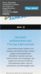 Mobile Screenshot of charlys-fahrschule.de