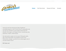Tablet Screenshot of charlys-fahrschule.de