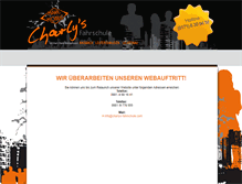 Tablet Screenshot of charlys-fahrschule.com